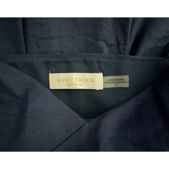 Ramy Brook Noel cutout jumpsuit spaghetti strap linen jumpsuit Sz. 2 - Picture 6 of 8